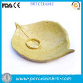 Leaf shape ceramic cute Ring Holder